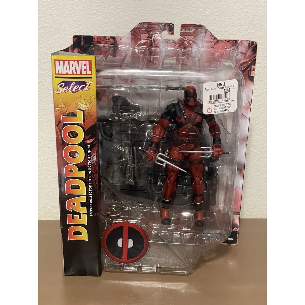 Marvel Select Deadpool Action Figure Adult 7" Red New Special Collector Edition